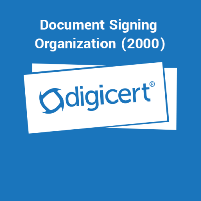 Digicert Document Signing Individual 2000