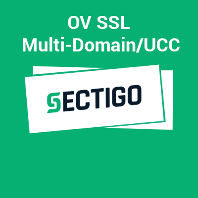 Sectigo OV SSL Multi-Domain/UCC