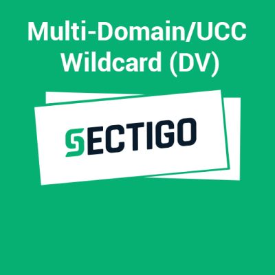Sectigo Multi-Domain/UCC Wildcard (DV)